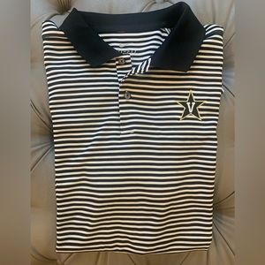 Nike Dri Fit Polo with Vanderbilt University Logo